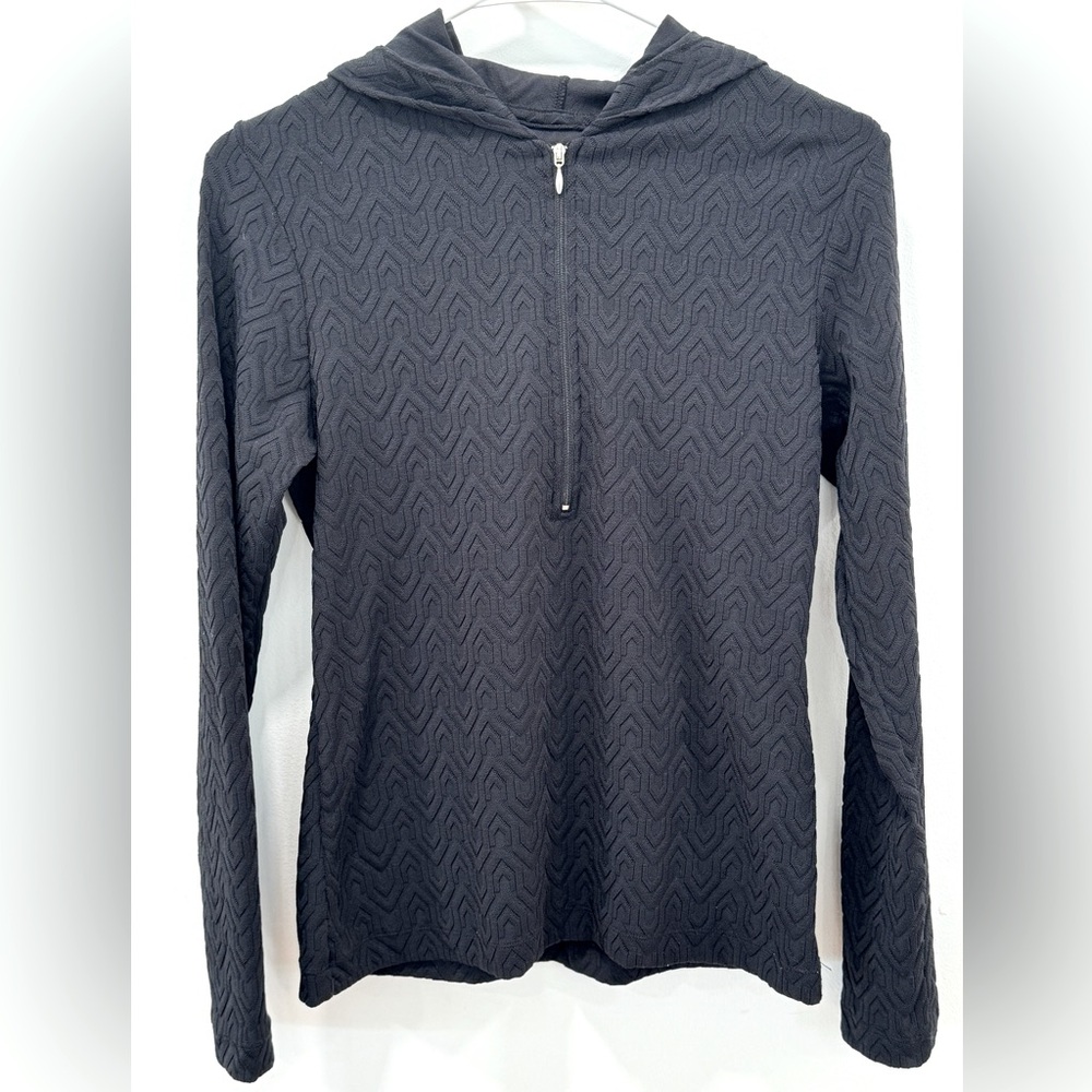 Lucy Tech 1/2 Zip Textured Hoodie